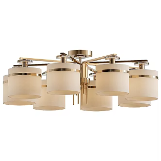 Modern Simple Light Luxury Ceiling Lamp 3d model