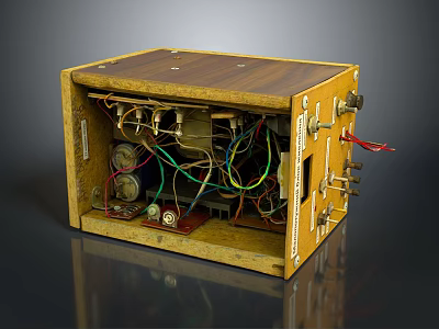 Radio Telephony Military Radio Military Walkie-talkie Military Telephone Military Radio Communication 3d model