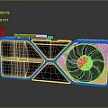 Video Card Video Card Computer Display Card Game Card Game Video Card 3 Video Card 3d model
