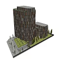 modern architecture 3d model