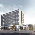 Modern Industrial Factory Park Featuring Multiple Buildings Green Areas And Planned Layout
