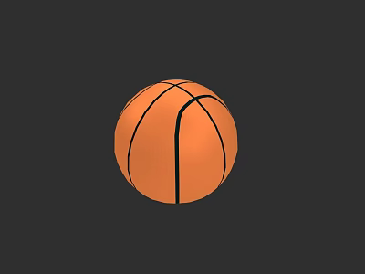 High Quality Professional Basketball As Essential Sports Equipment For Training And Games 3d model