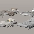 Cute Kids Bed Designs With Colorful Bedding Soft Pillows And Cozy Blankets