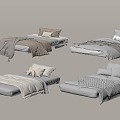 Modern Children's Bed Children's Bed Single Bed 3d model