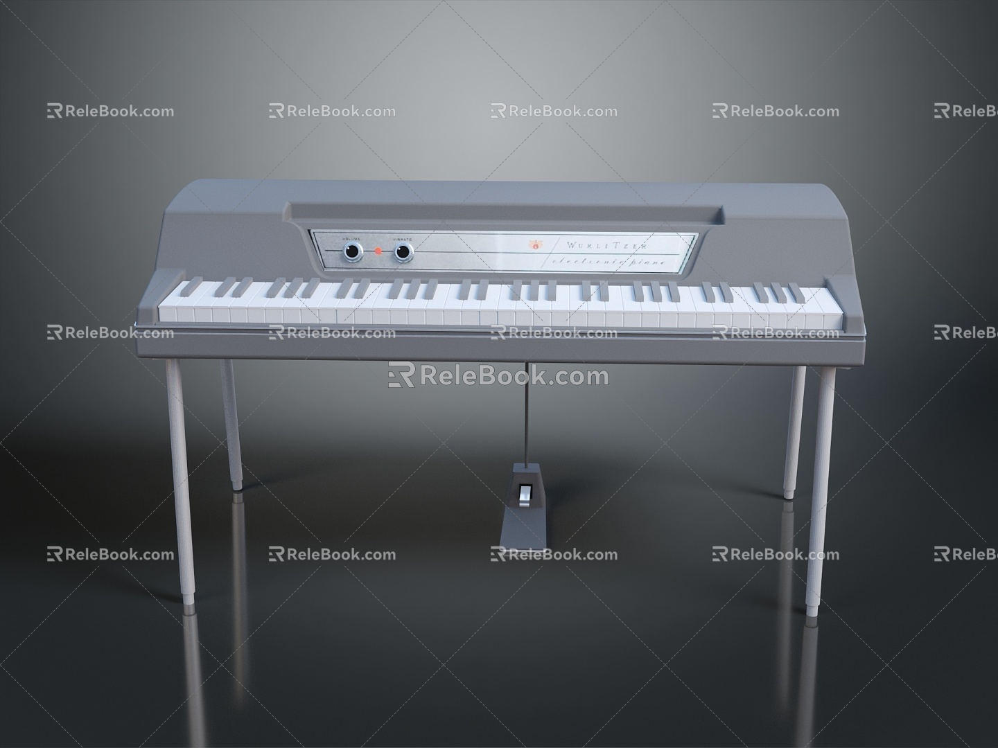 Electronic organ musical instrument keyboard musical instrument electronic music electronic musical instrument Western musical instrument Western musical instrument 3d model