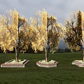 Tree Pool Tree Pit Seat 3d model