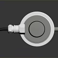 Industrial Pressure Transducer With Metal Cylindrical Body Corrugated Structure And Side Connector