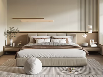 Modern Bedroom 3d model