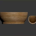 Wooden Bowl and Spoon Set as Practical Household Kitchen Supplies
