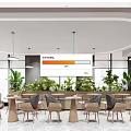 Modern Leisure Area Company Rest Area 3d model