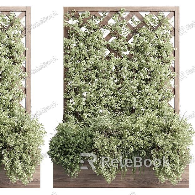 Modern Plant Wall Greening Plant Fence model