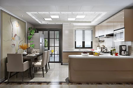 Modern Kitchen 3d model