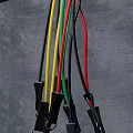 Colorful Resistance Bands For Home Gym Fitness Training And Strength Exercise Equipment