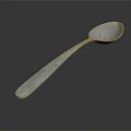 Elegant Silver Spoon With Smooth Handle And Shiny Metallic Finish For Daily Kitchen Use