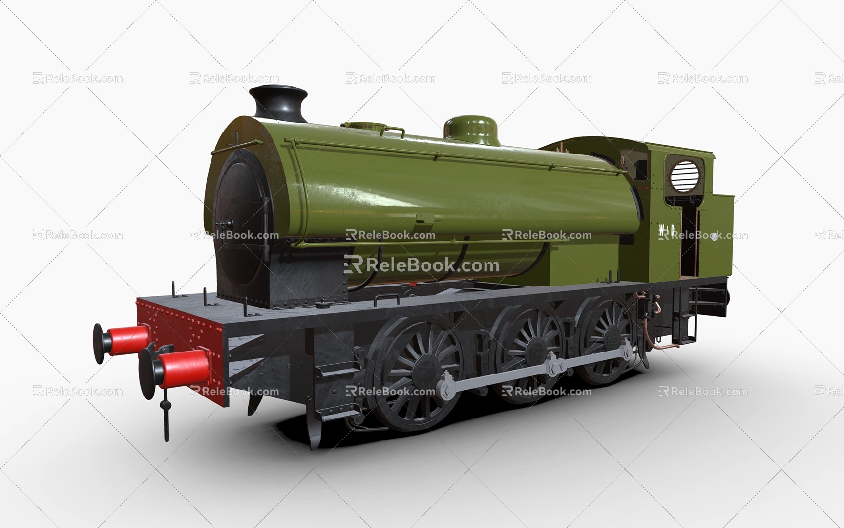 steam locomotive old locomotive steam locomotive 3d model