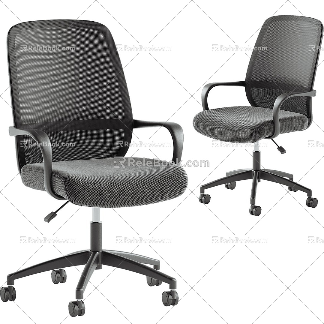 Office Chair Single Chair Swivel Chair Chair Meeting Room Chair 3d model