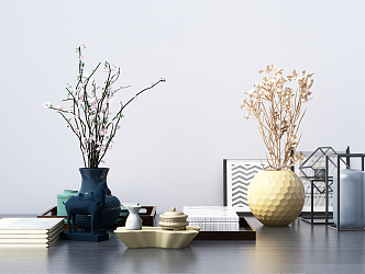 Modern desktop ornaments 3d model