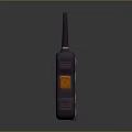 Purple And Orange Electronic Walkie Talkie With Screen Display Antenna And Buttons