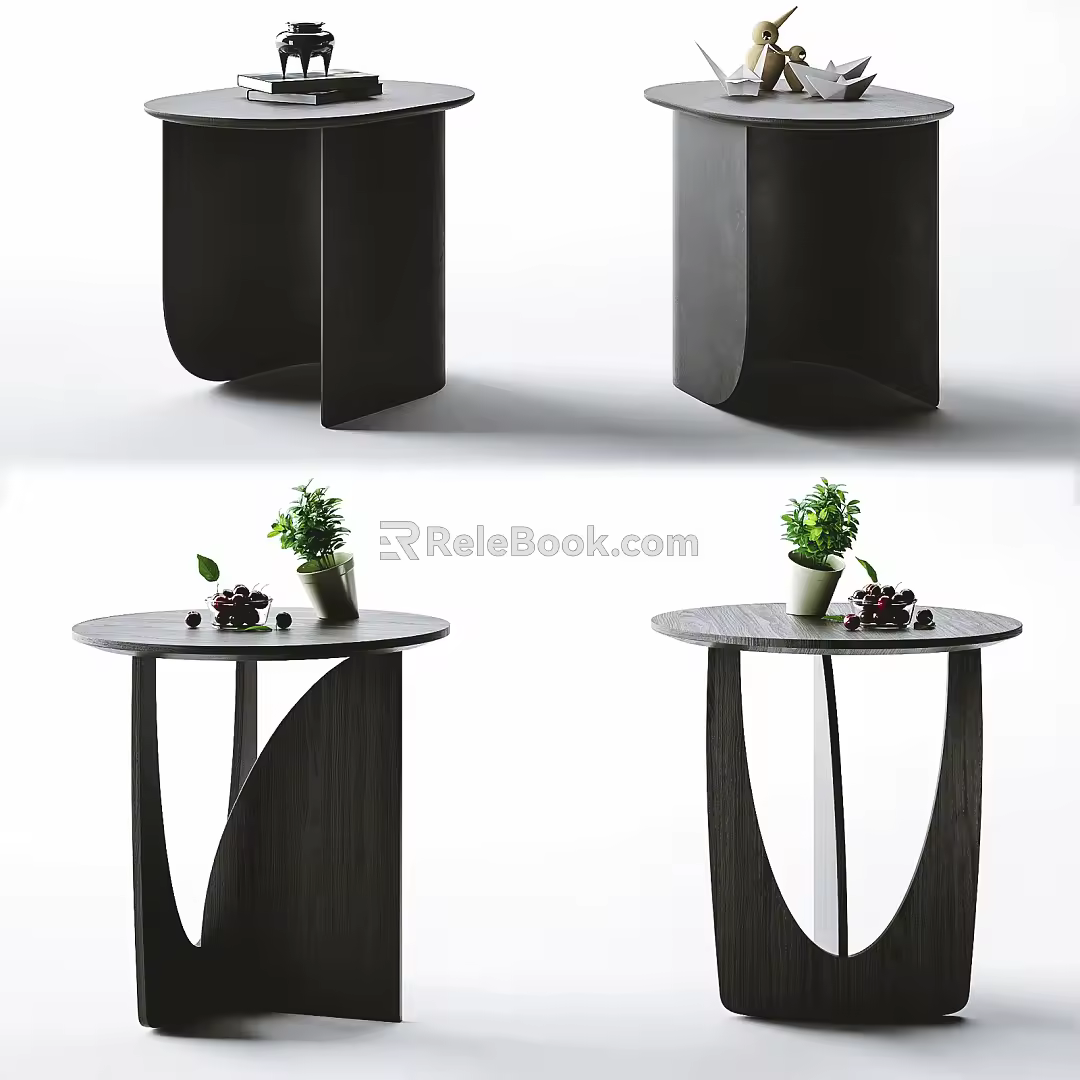 Modern round several sides several 3d model