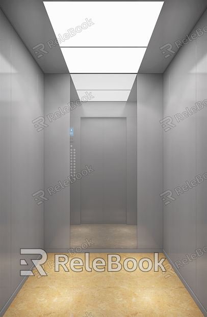 Modern elevator car model