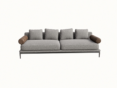 Modern Double Sofa Simple Multiplayer Sofa model