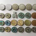 Ancient Chinese Coin Inspired Jewelry With Traditional Currency Design And Vintage Style