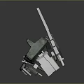 Mech Warrior Mech Soldier Machine Battlearm Mechanical Battlearm Machine Fighter Robot 3d model