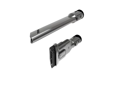 Essential Vacuum Cleaner Accessories Including Brush Nozzle And Extension Wand 3d model