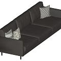 Modern Multiplayer Sofa 3d model