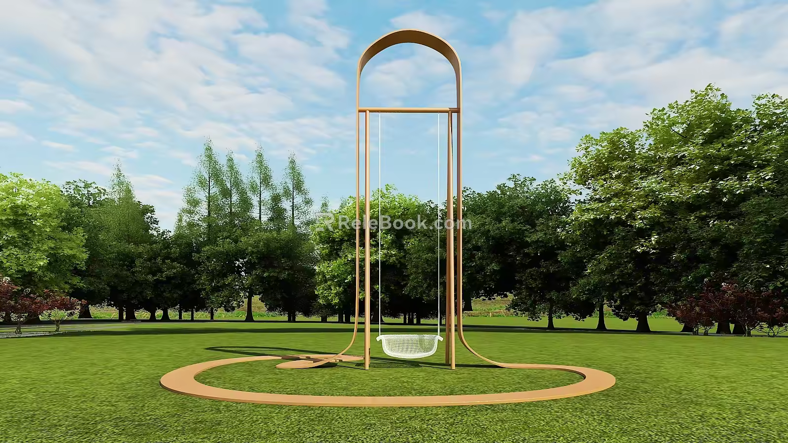 Modern Swing 3d model
