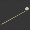 Stainless Steel Long Handle Round Head Kitchen Utensil for Stirring and Serving