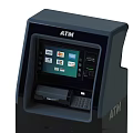 Bank Modern Self Service ATM Machine Banking Terminal With Digital Screen Interface 3d model