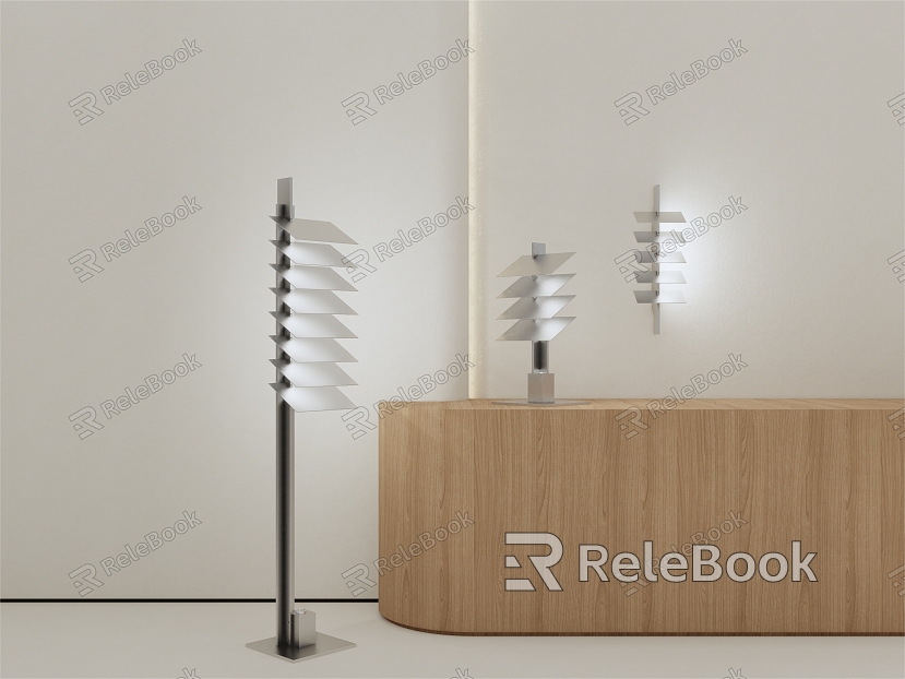 Modern lamp combination Bauhaus wall lamp table lamp floor lamp combination model