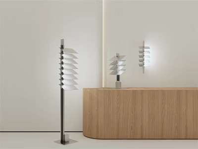 Modern lamp combination Bauhaus wall lamp table lamp floor lamp combination 3d model