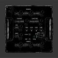 Black Medical Device With Control Panel Multiple Knobs And Industrial Design 3d model