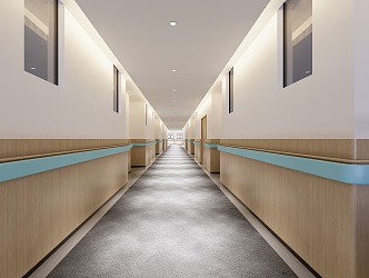 Nursing Home Corridor 3d model