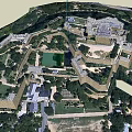 Ancient Architecture Bird's Eye View With Historic Walls And Traditional Courtyards