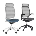 Modern Ergonomic Mesh Office Chair With Adjustable Height Armrests And Lumbar Support