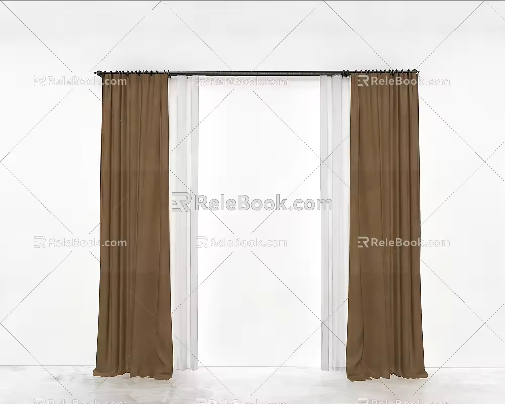Curtains 3d model
