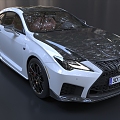 Lexus RC track version Lexus sports car coupe car 3d model