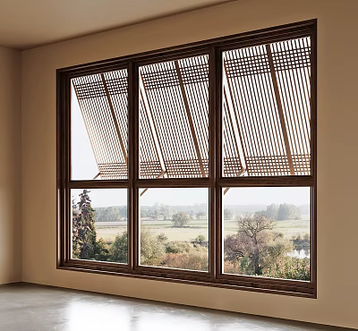 Modern windows 3d model