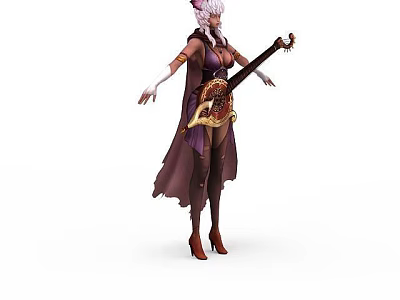 South Korea online games game characters 3d model