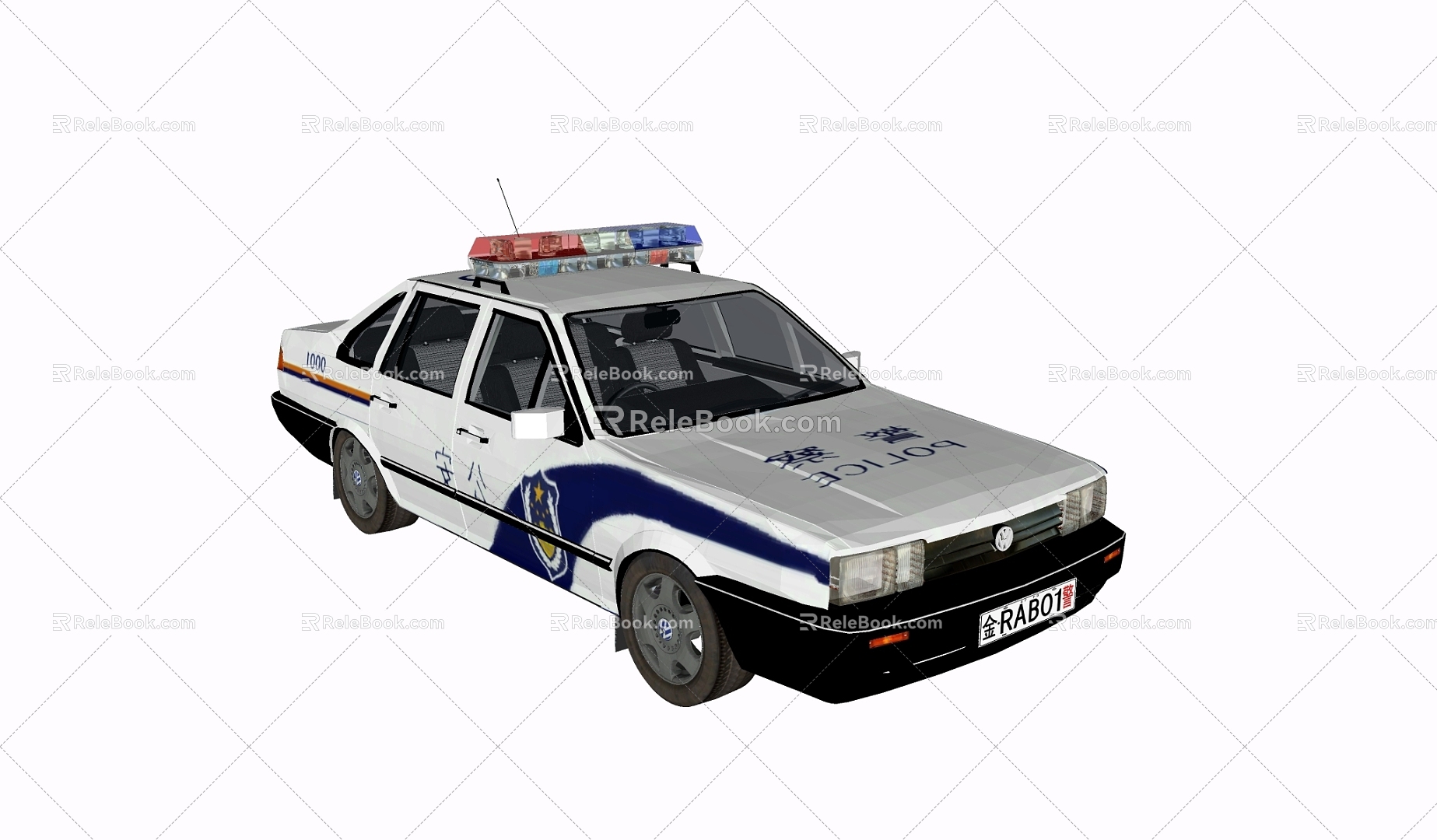 Modern Police Car model