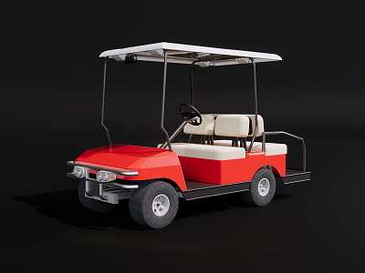 Golf Cart 3d model