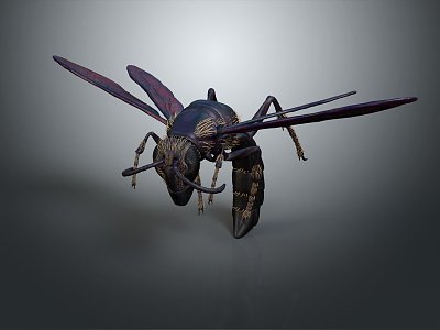 Modern Horse Peak Bee Wasp model