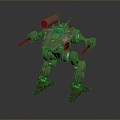 Mech Warrior Mech Soldier Machine Battlearm Mechanical Battlearm Machine Fighter Robot 3d model