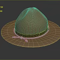 Brown Wide Brim Hat With White Rope Band For Casual Outdoor Daily Use
