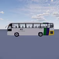 Bus Shuttle 3d model