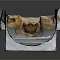 Ornate Decorative Stone Plinth Sculpture With Carved Lion Head Design And Detailed Craftsmanship
