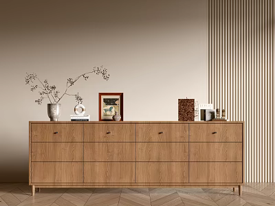 Modern Wood Grain Cabinet Simple Style Cabinet Whole Cabinet Sideboard Balcony Cabinet Storage Cabinet Entrance Cabinet 3d model